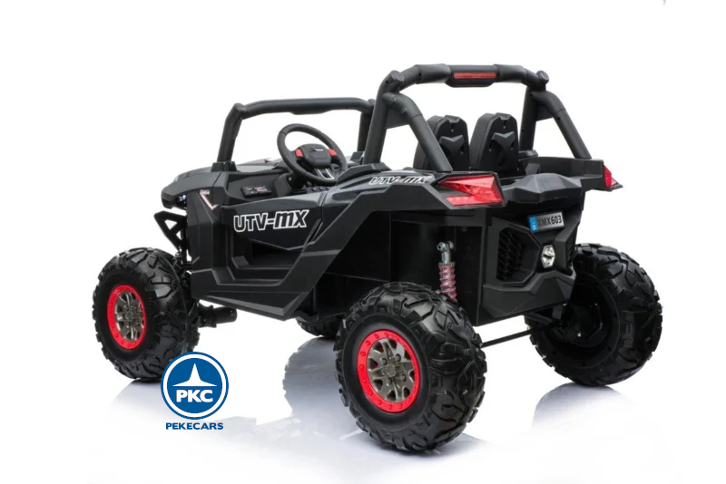 Beach Buggy UTV 4X4 MP4 24V 2 plazas negro ruedas