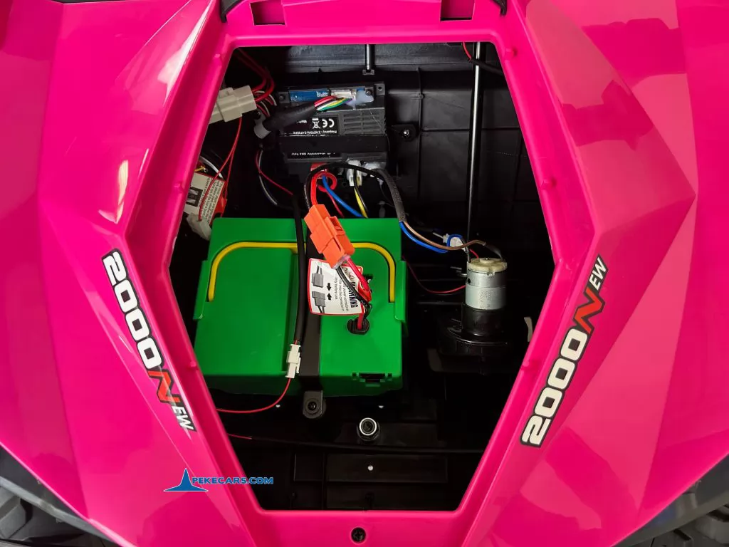 Coche electrico para niños Buggy UTV Rosa bateria