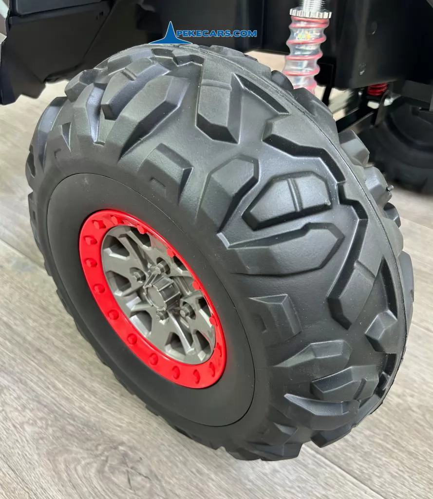 Coche electrico para niños Buggy UTV Rosa ruedas caucho