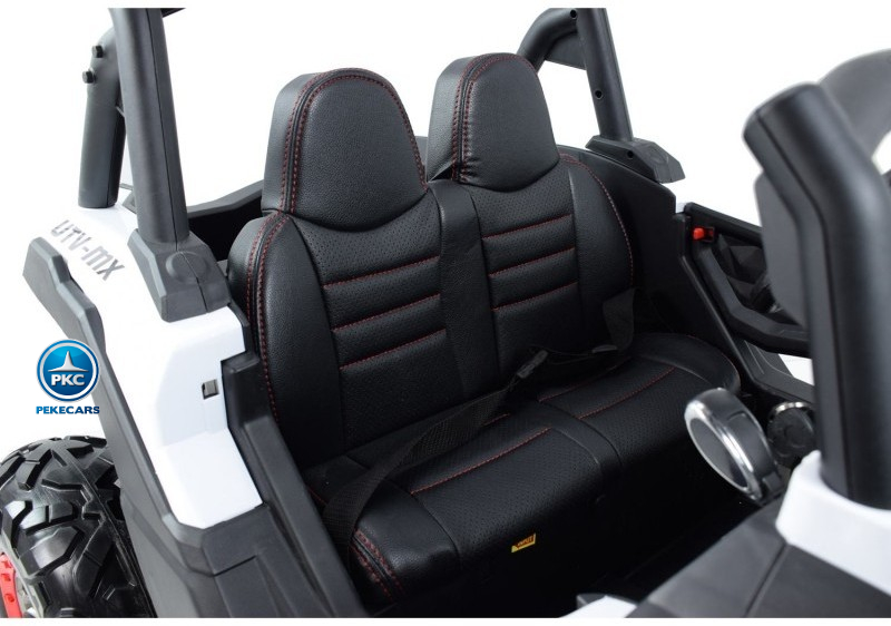 Coche electrico para niños Buggy UTV Azul Spider asiento
