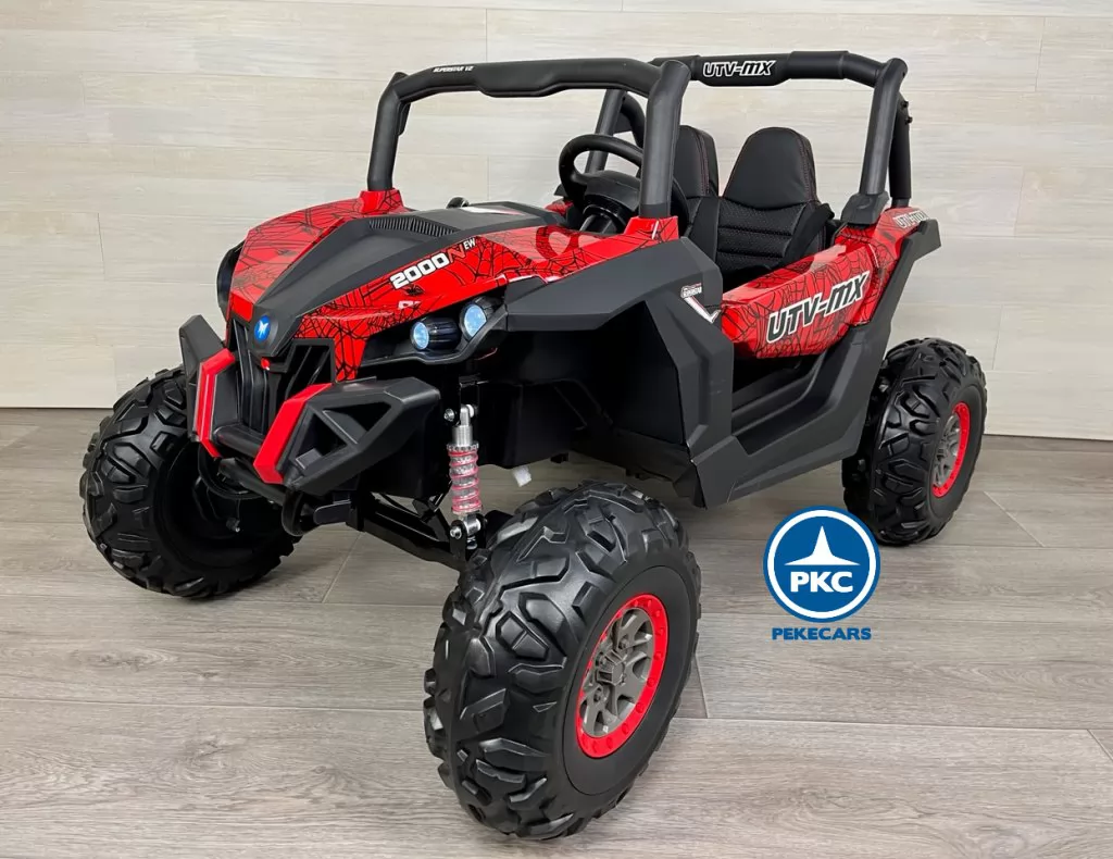 Coche electrico para niños Buggy UTV Rojo Spider