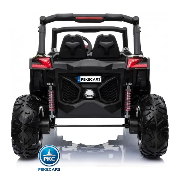 Coche electrico para niños Buggy UTV Verde Camuflaje parte trasera
