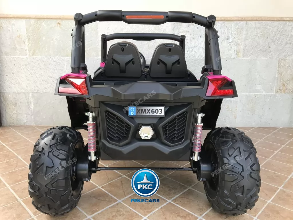 Coche electrico para niños Buggy UTV Rosa