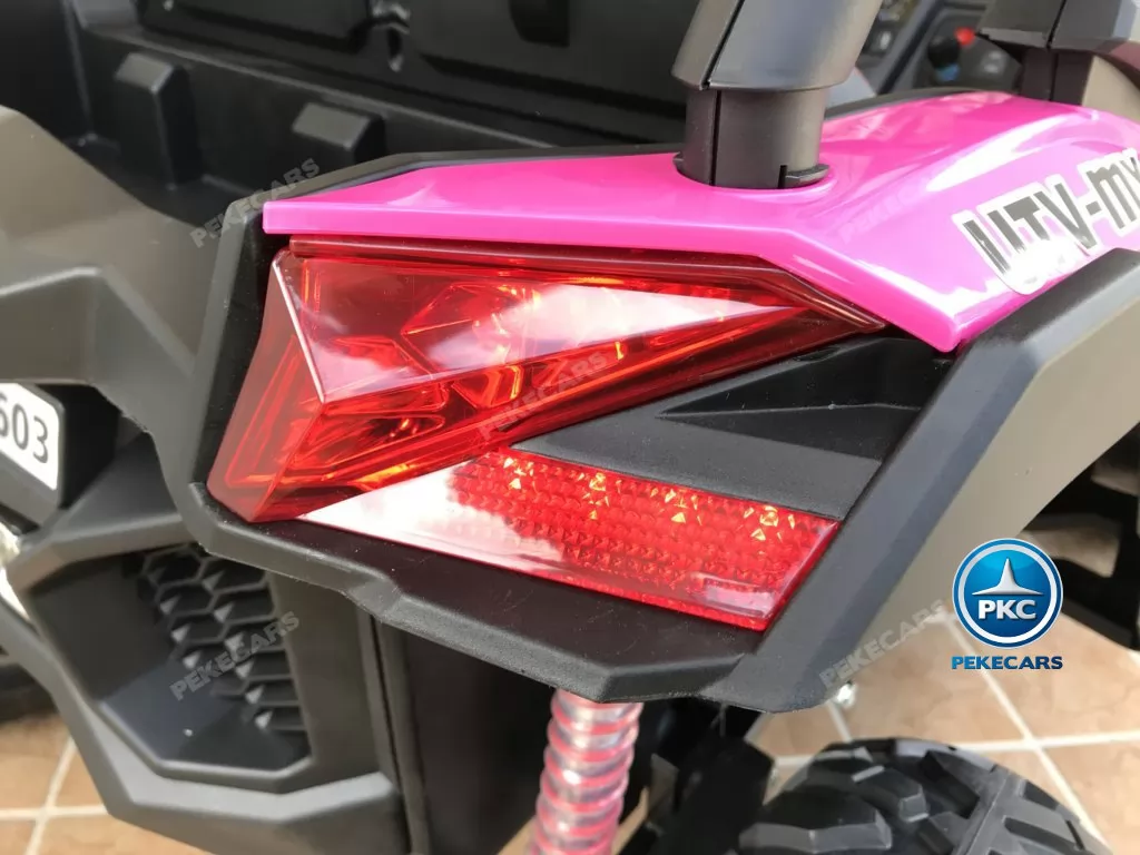 Coche electrico para niños Buggy UTV Rosa