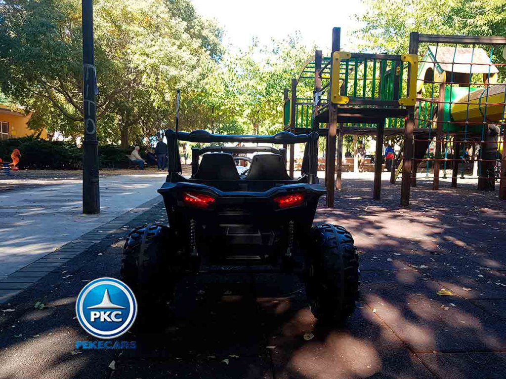 Buggy Dakar 24v Verde Camuflaje vista trasera