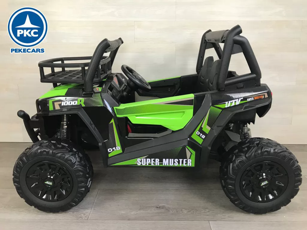 Todoterreno buggy super monster verde vista lateral 2