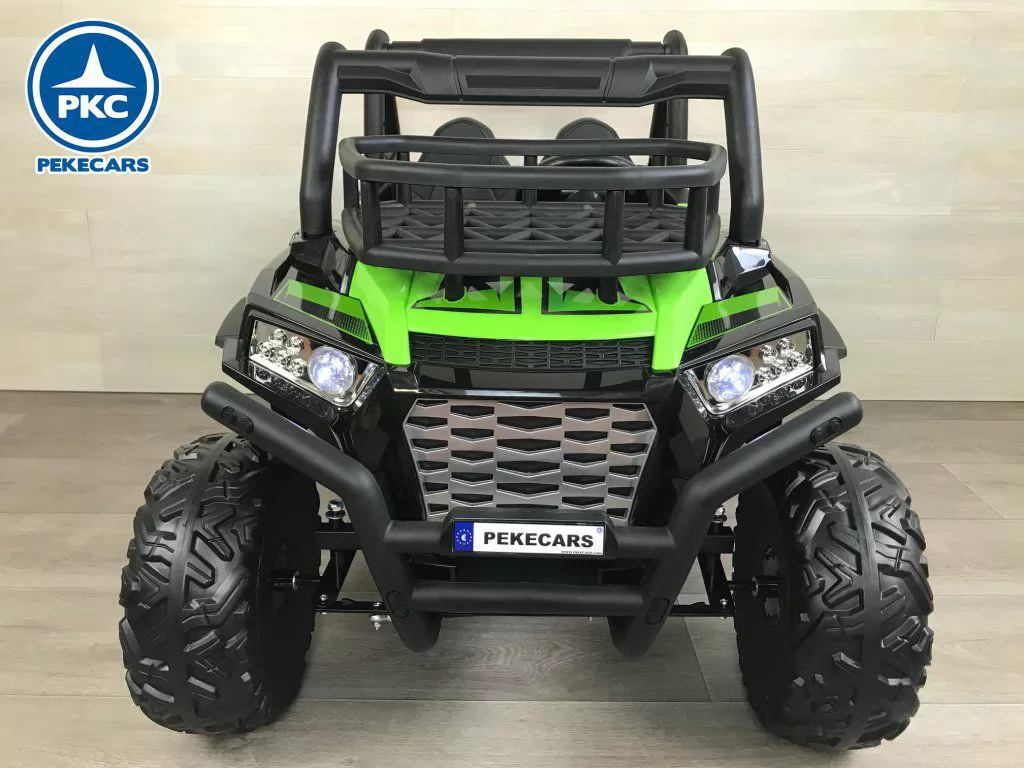 Todoterreno buggy super monster verde vista frontal