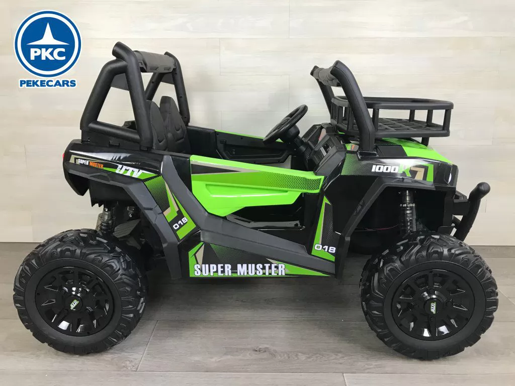 Todoterreno buggy super monster verde vista lateral