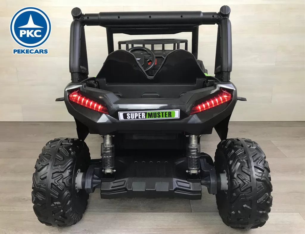 Todoterreno buggy super monster verde vista trasera