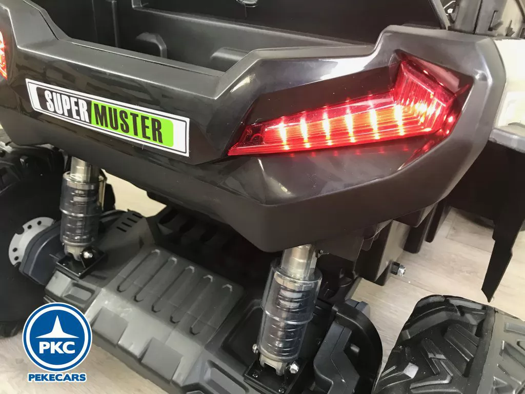 Todoterreno buggy super monster verde vista faros traseros