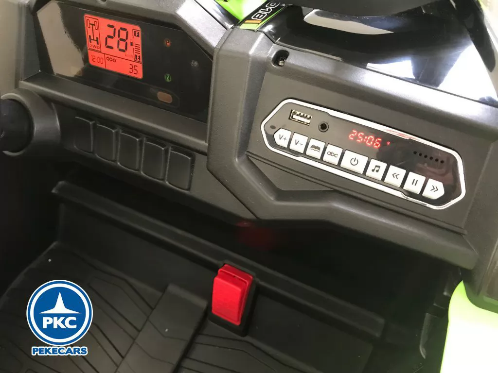 Todoterreno buggy super monster verde vista display