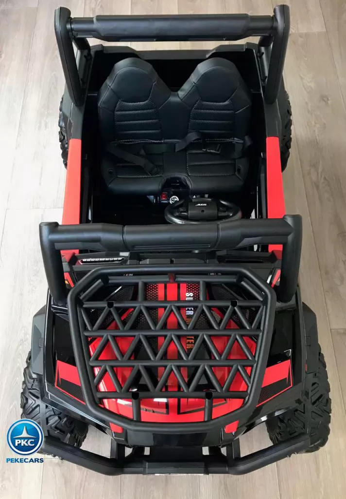 buggy super monster rojo vista desde arriba