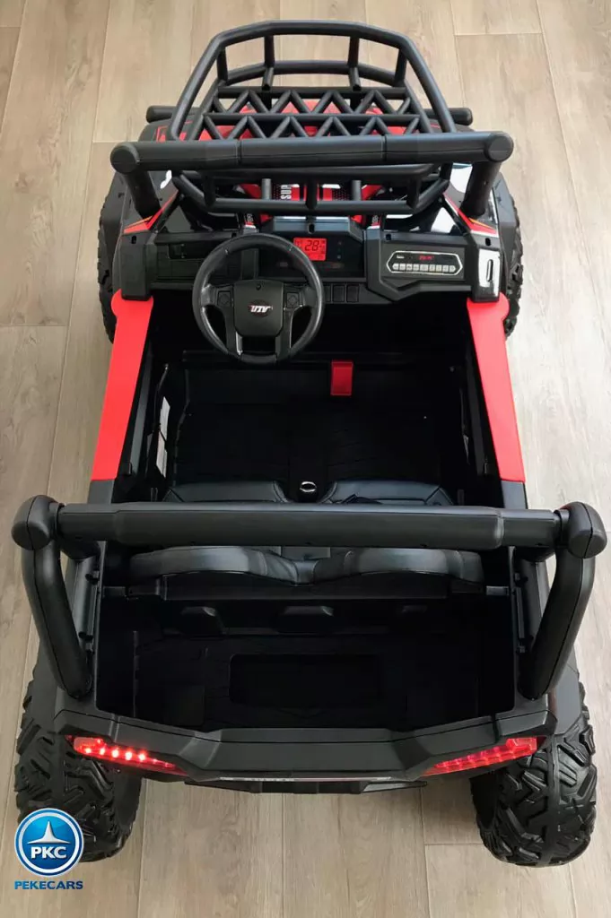 buggy super monster rojo vista desde arriba