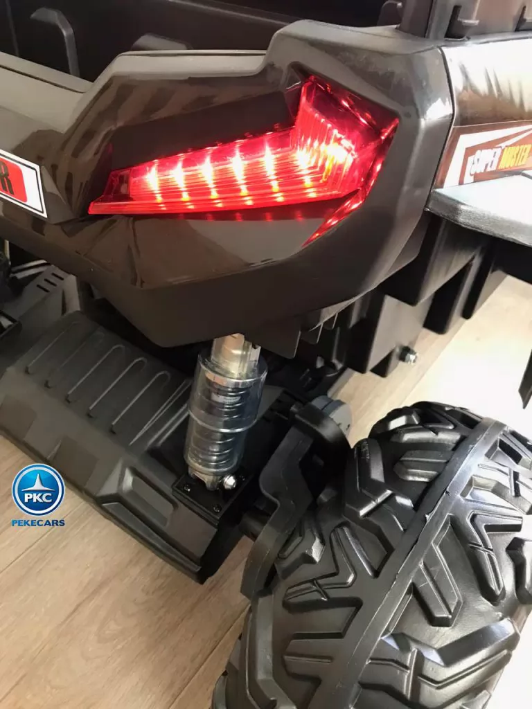 buggy super monster rojo vista faro trasero