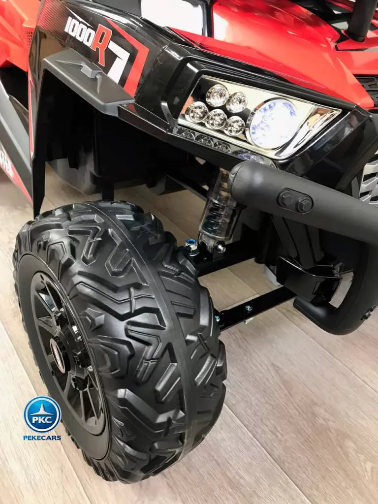 buggy super monster rojo vista rueda