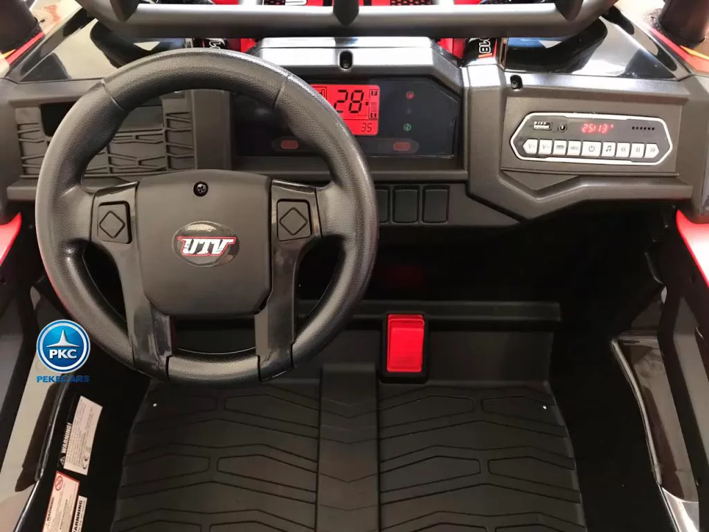 buggy super monster rojo vista volante