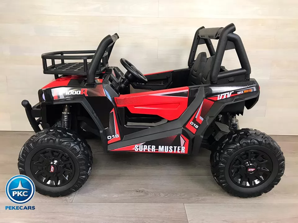 buggy super monster rojo vista lateral