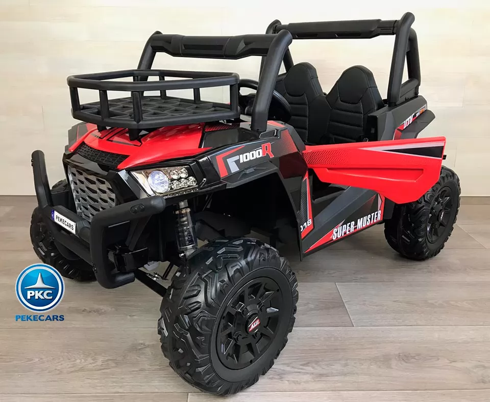 buggy super monster rojo vista de lado