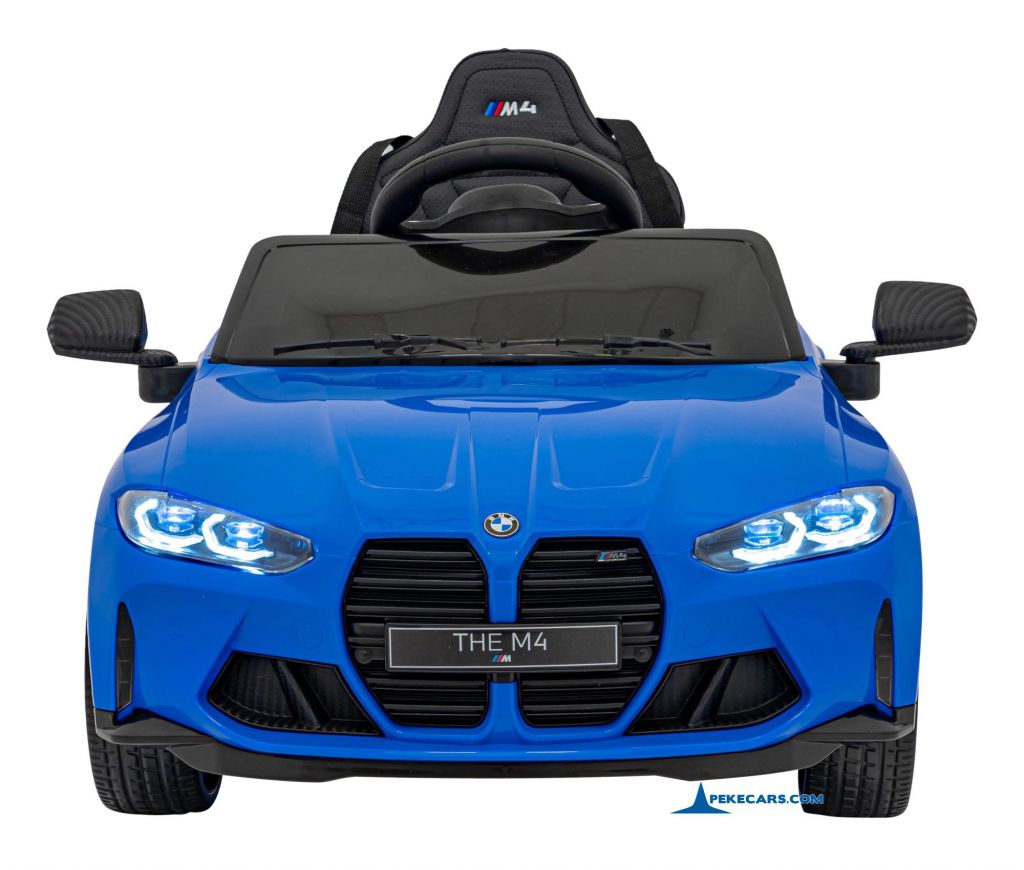 BMW M4 12V 2.4G Azul Metalizado frontal