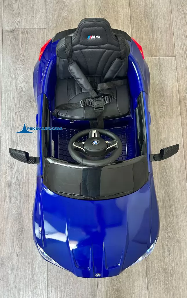 BMW M4 12V 2.4G Azul Metalizado vista arriba