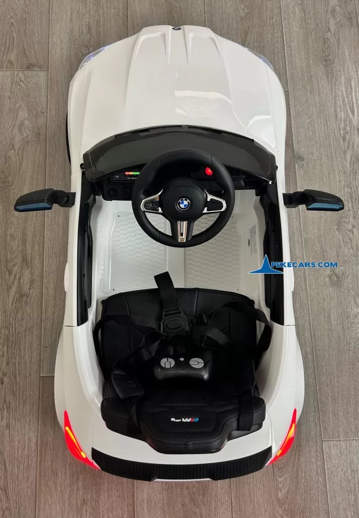 BMW M4 12V 2.4G Blanco vista cenital