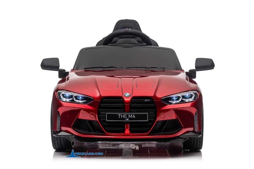 BMW M4 12V 2.4G Rojo Metalizado frontal