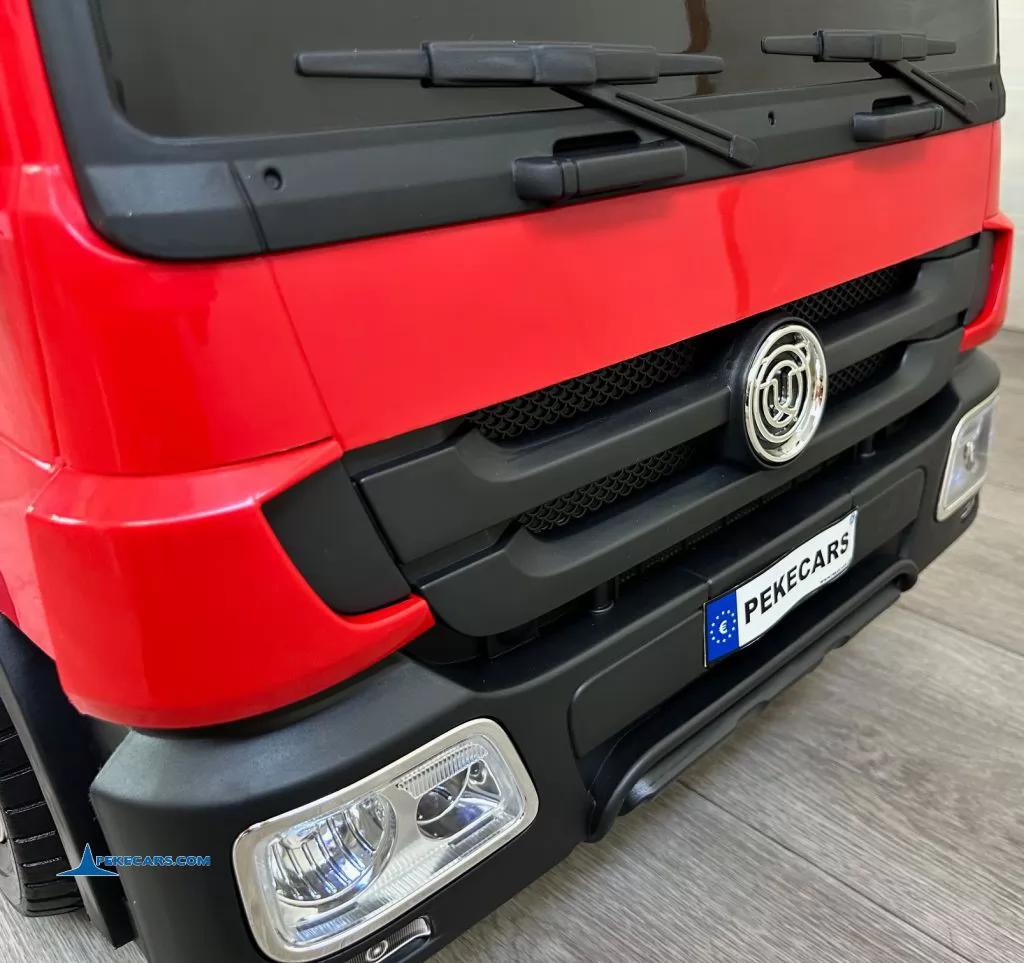 Camion de bomberos infantil de 1 plaza Rojo luces frontales