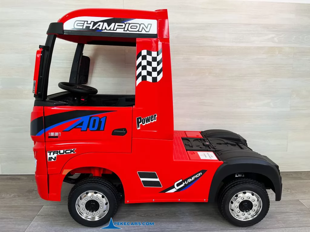 coches teledirigidos camion mercedes actros rojo