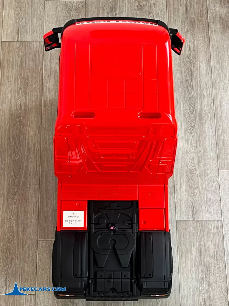 camion mercedes actros rojo coche electrico niños