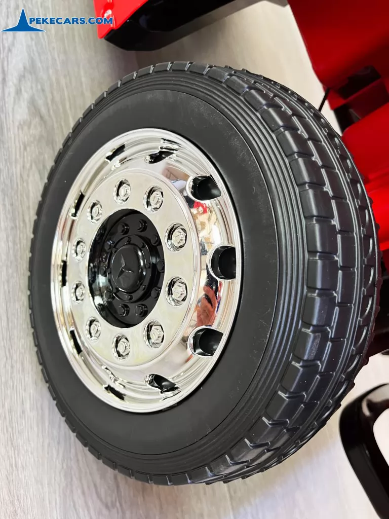 camion mercedes actros rojo coches electricos niños