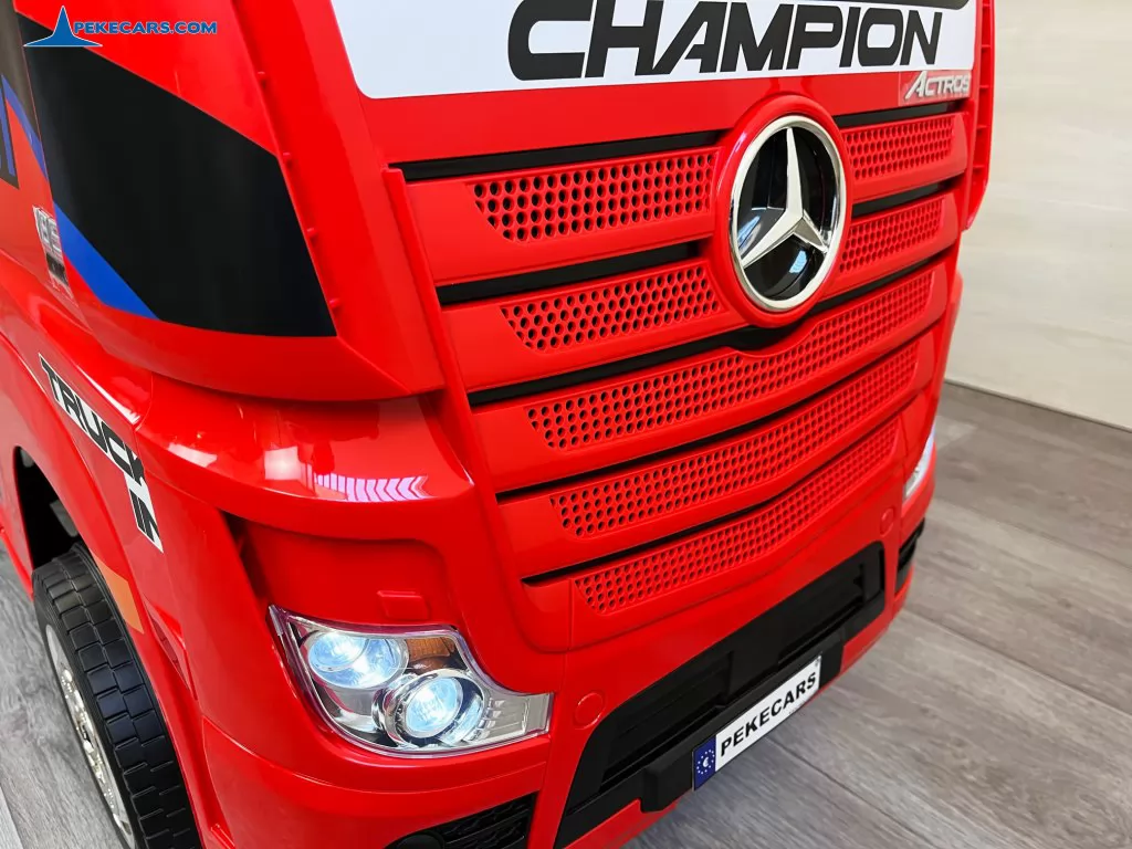 camion mercedes actros rojo coches electricos para niños