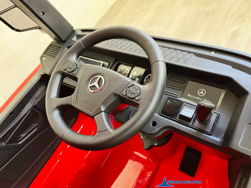 coches electricos para niños camion mercedes actros rojo