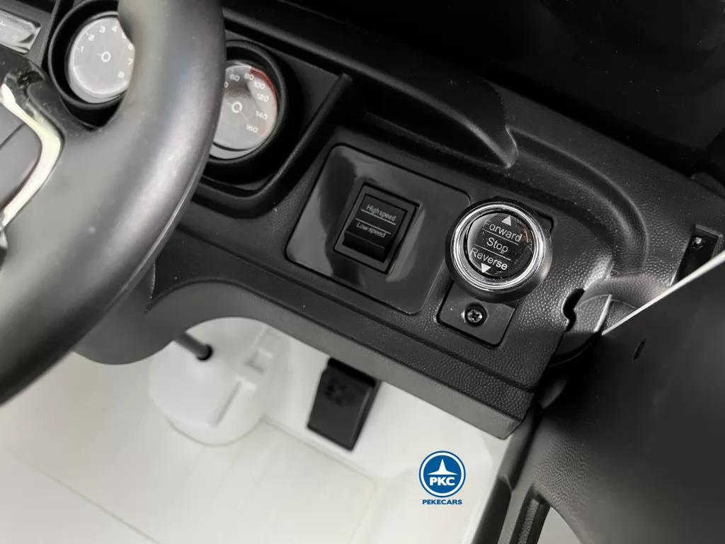 camion de bateria para niños Camión con remolque 12V 2.4G Blanco