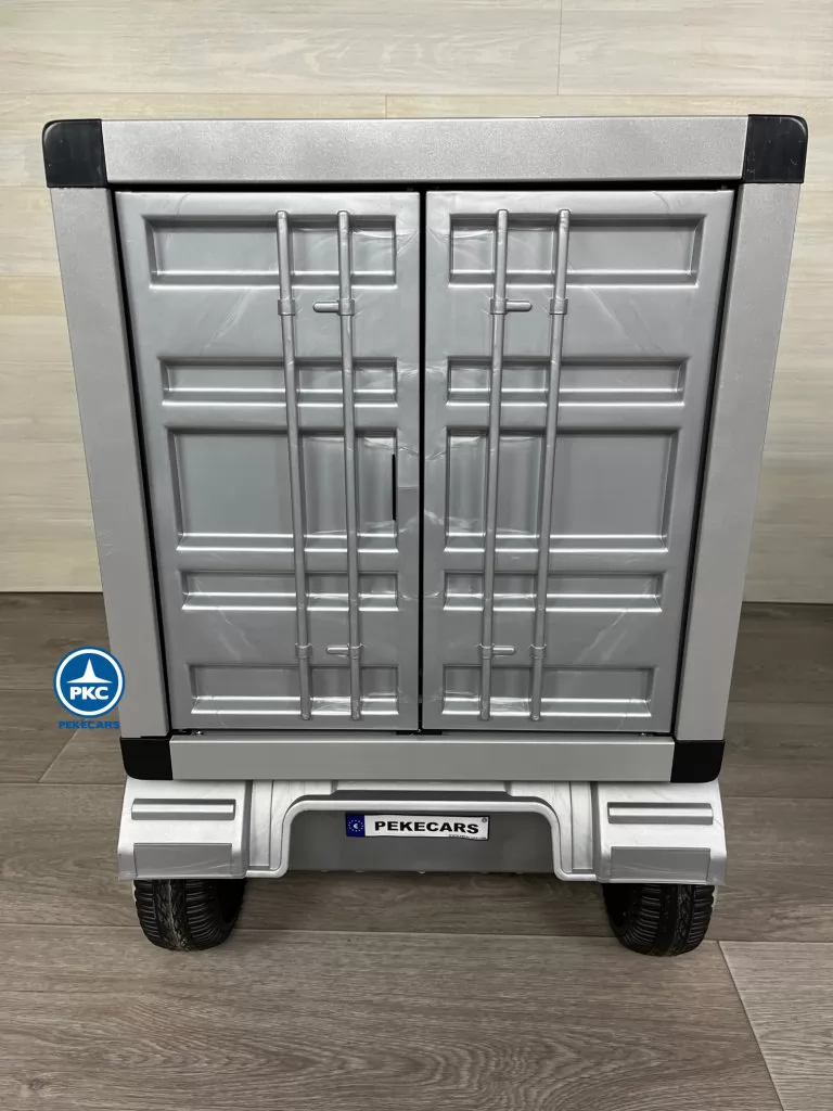 camion para niños Camión con remolque 12V 2.4G Blanco