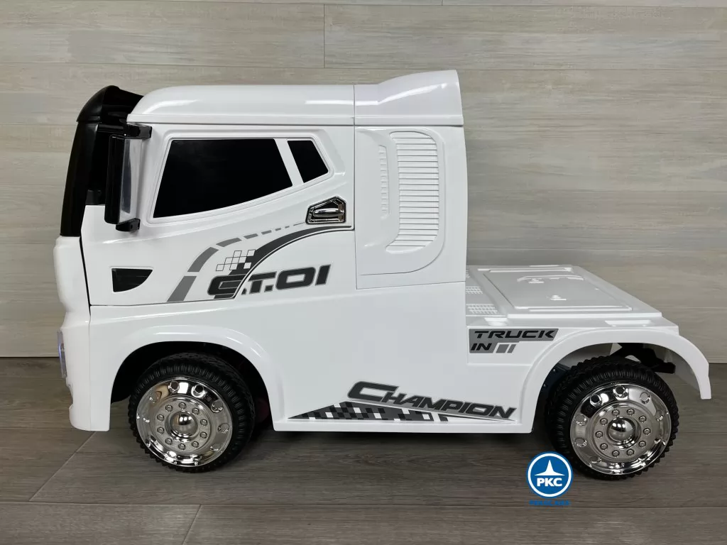 camion nino Camión con remolque 12V 2.4G Blanco