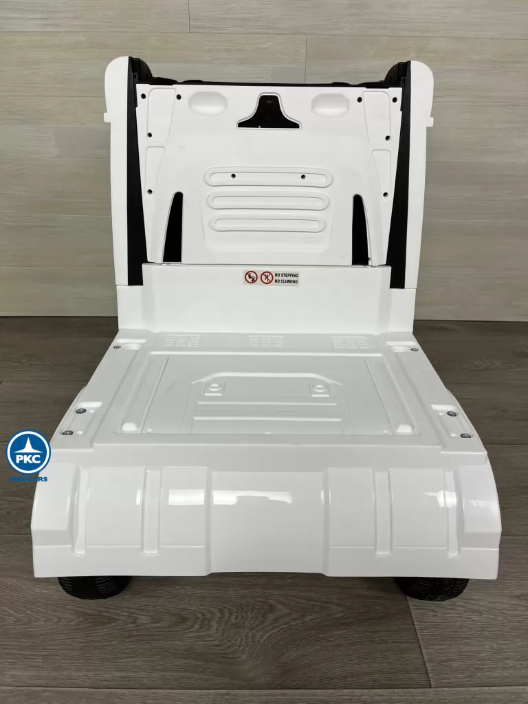 camion electrico para niños Camión con remolque 12V 2.4G Blanco