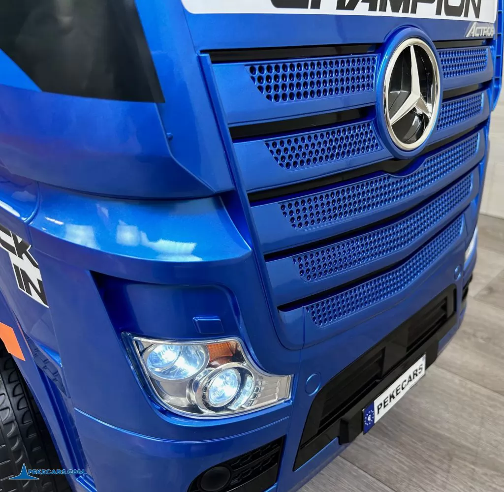 coches teledirigidos camion mercedes actros azul lima