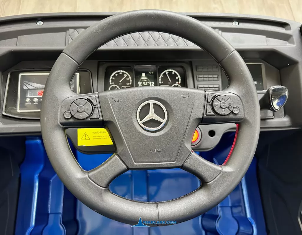 coches teledirigidos camion mercedes actros azul lima
