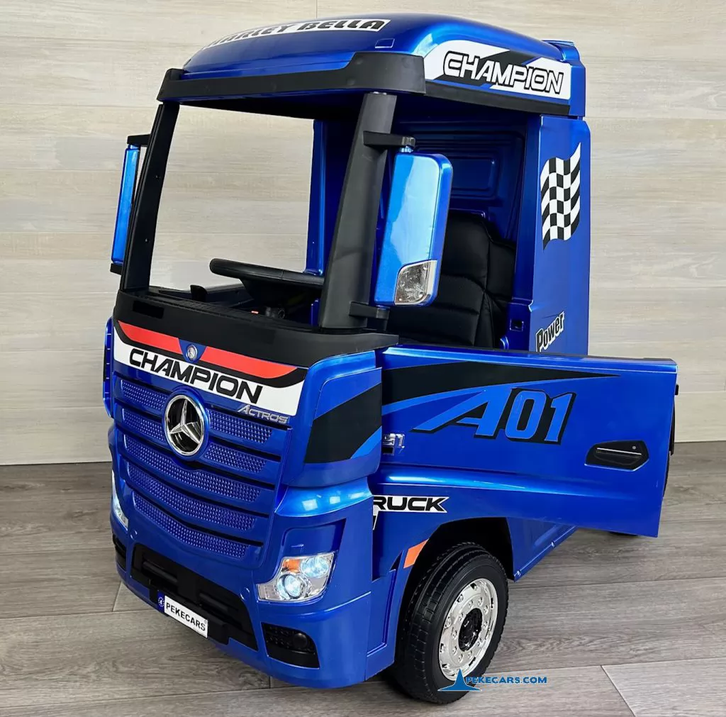 coches teledirigidos camion mercedes actros azul lima
