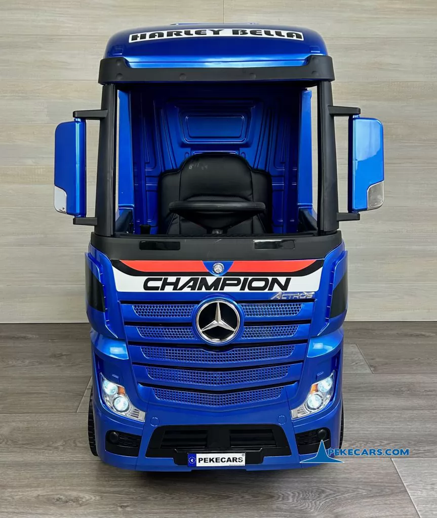 coches teledirigidos camion mercedes actros azul lima