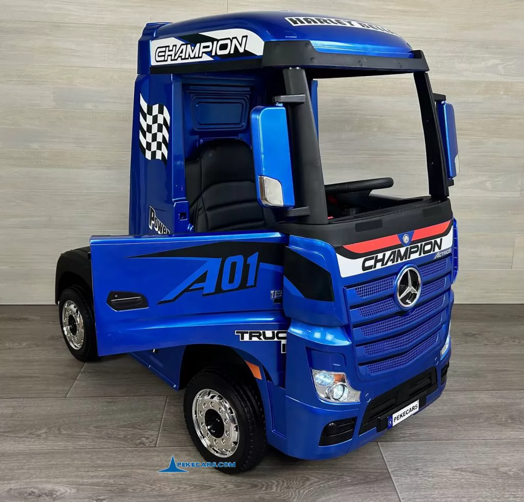 coches teledirigidos camion mercedes actros azul lima