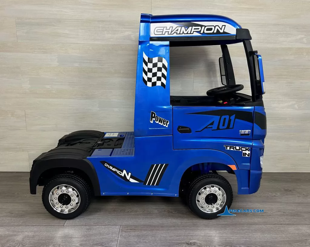 coches teledirigidos camion mercedes actros azul lima