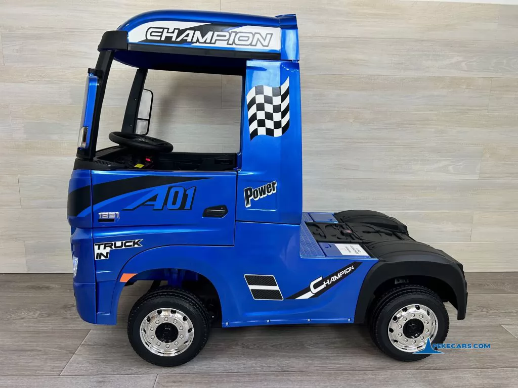 coches teledirigidos camion mercedes actros azul lima