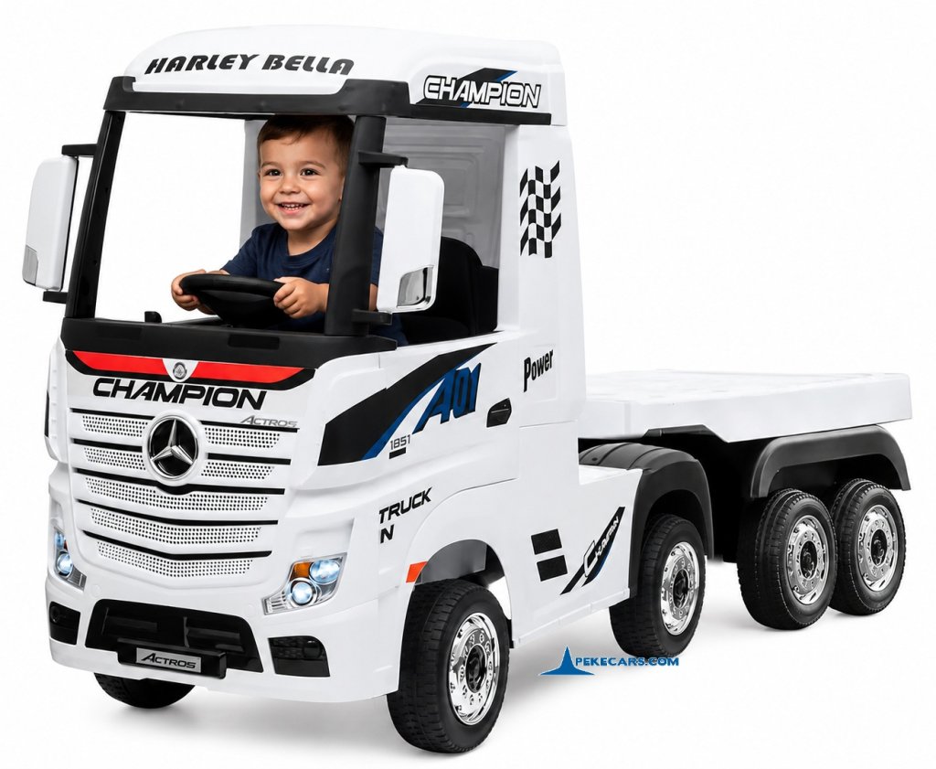 Camión Mercedes Actros Blanco vista principal