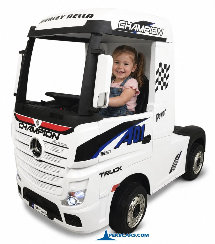 Camión Mercedes Actros Blanco vista principal