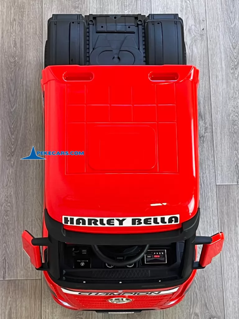 Camion Mercedes Actros Rojo vista arriba