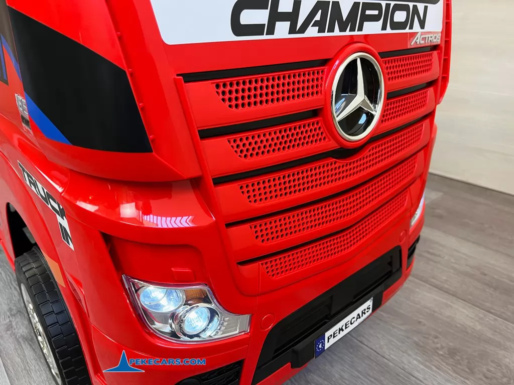 Camion Mercedes Actros Rojo frontal