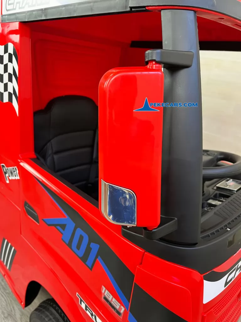 camion mercedes actros rojo coches para niños retrovisores