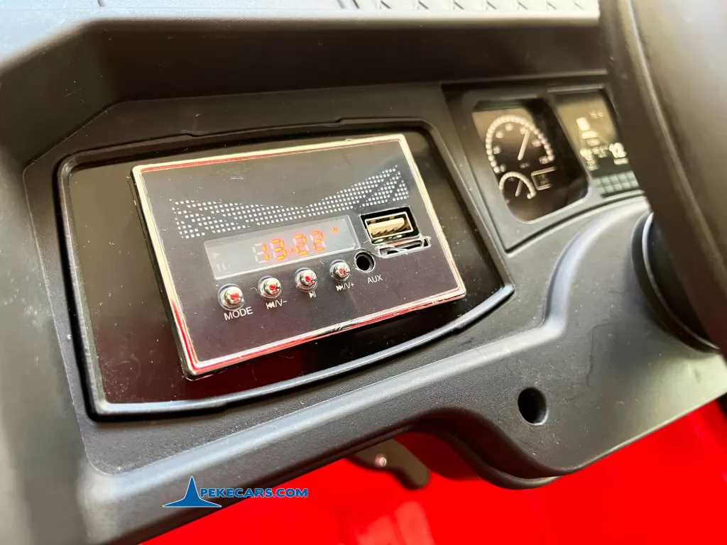 coches para niños camion mercedes actros rojo panel