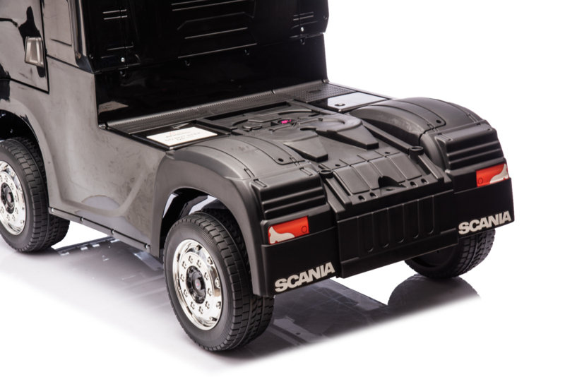 Camion Scania negro